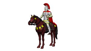 Roman cavalry Legat Idol 2 3D print model 3D
