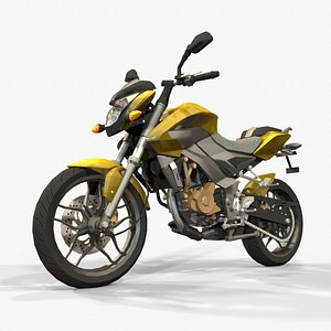 Bajaj Pulsar ns200 Low Poly Model