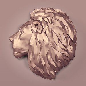 3D Lion Head