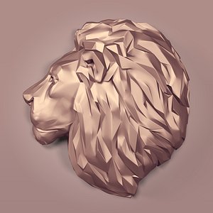 Side Mounted Lion Head