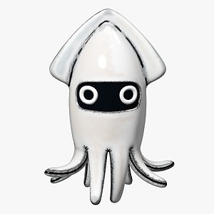 Cartoon Squid