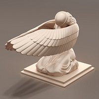 The Ark of Covenant Angel Figure for 3D Print