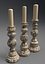 Decorative candlesticks with patterns