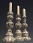 Decorative candlesticks with patterns