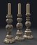 Decorative candlesticks with patterns