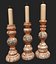 Decorative candlesticks with patterns