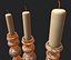 Decorative candlesticks with patterns