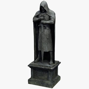 Ancient Knight Statue - PBR