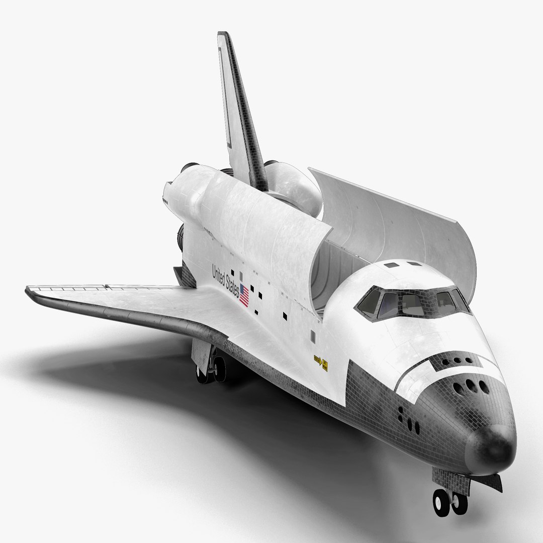 Max Space Shuttle Enterprise Rigged