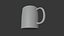 Mug en céramique bleue - Modèle 3D prêt pour le jeu