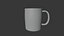 Mug en céramique bleue - Modèle 3D prêt pour le jeu