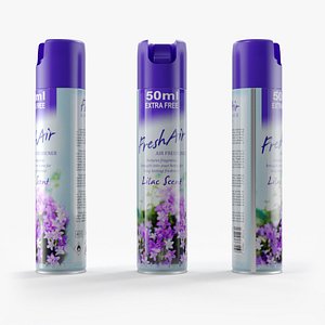 air freshener spray 2 3D model