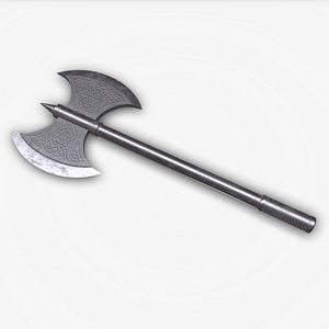 Celtic Battle Axe Low-poly PBR