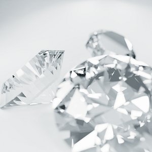 diamonds caustics materials 3D model