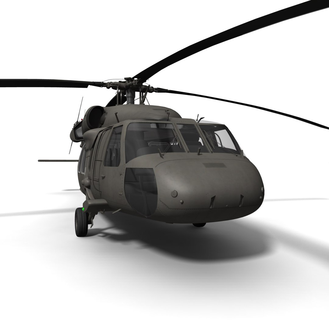 3d Model Generic Blackhawk Black Hawk