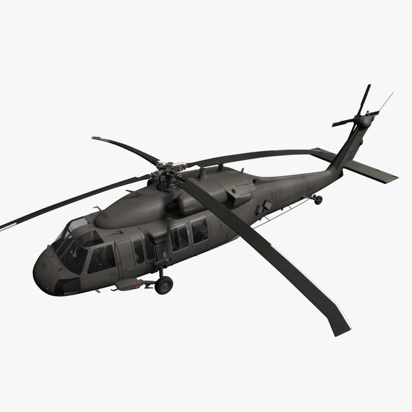 3d model generic blackhawk black hawk