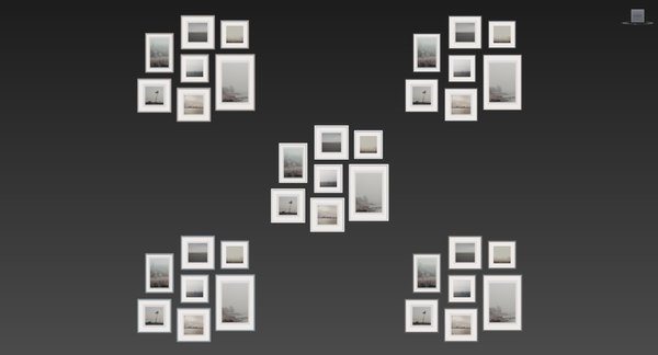 3D picture frames model - TurboSquid 1569419