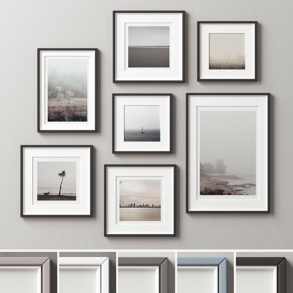 3D picture frames model - TurboSquid 1569419