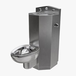 prison toilet 3D