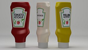 Ketchup Mayo Mustard Bottle