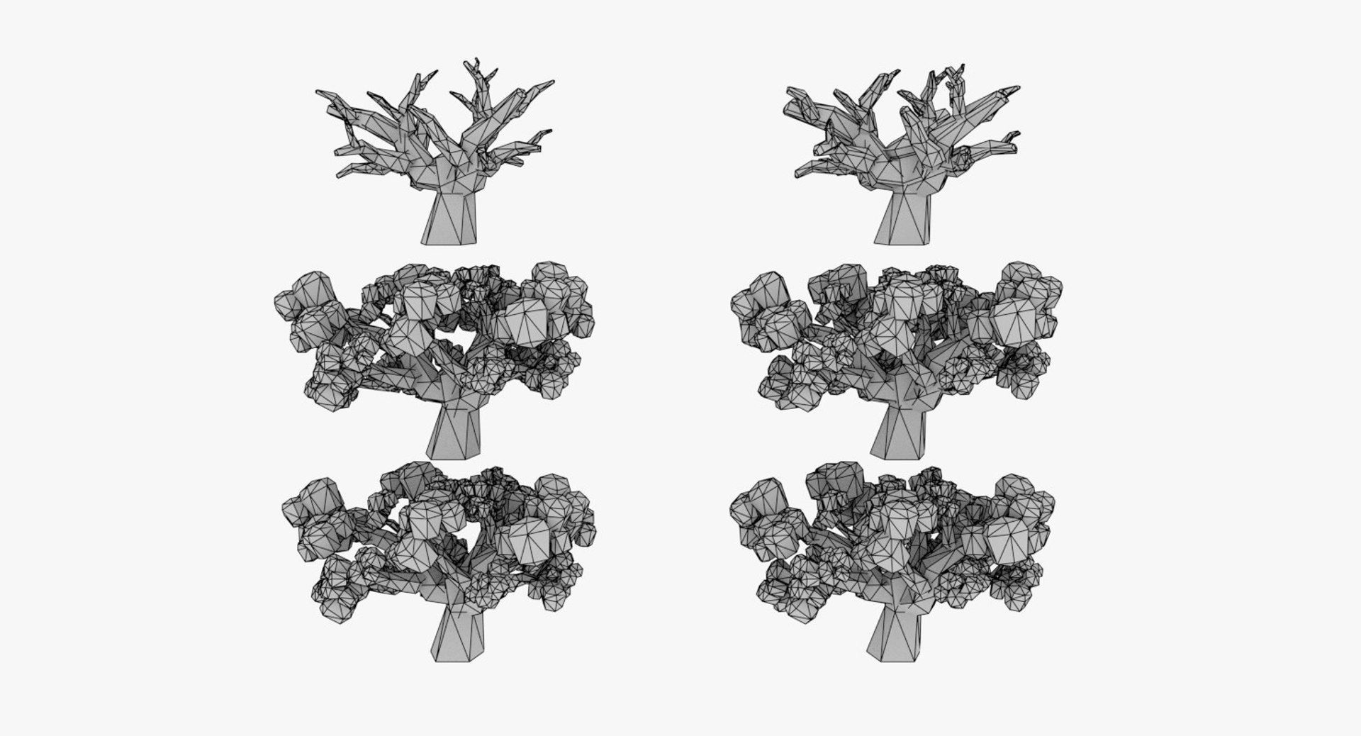 Gameready Trees Model - TurboSquid 1201788