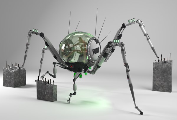 3D robot bot model