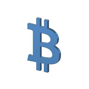 bitcoin coin bit 3D model