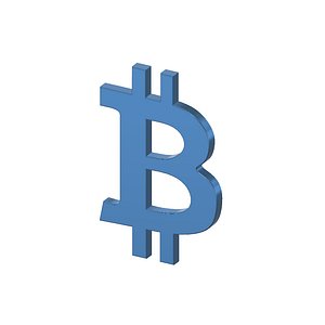 3D Bitcoin Logo