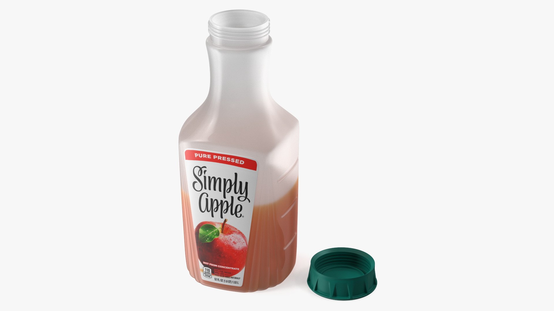 Fruit Coke Simply Apple Open 3D model preview