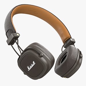 3D marshall major ii headphones model