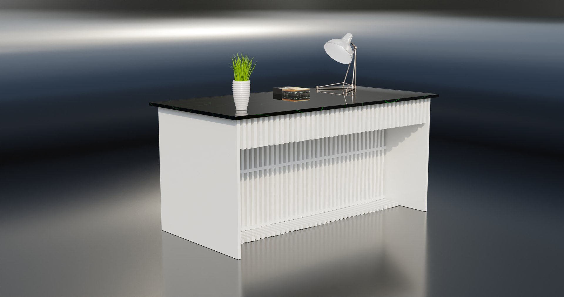3D Office Smart Table1 Model - TurboSquid 1913491