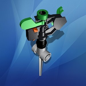 impact sprinkler 3d model