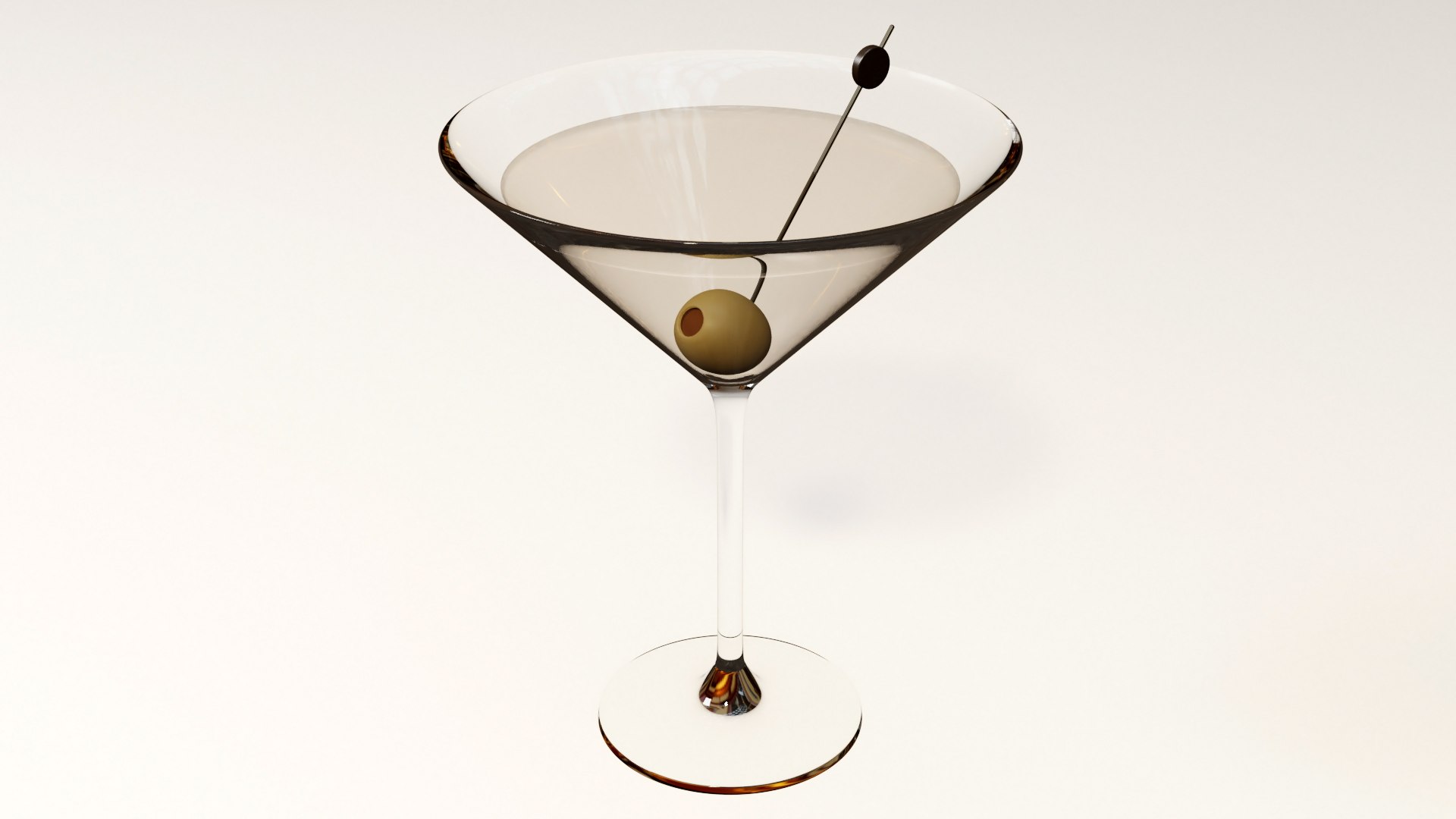 Martini glass drink 3D - TurboSquid 1677420