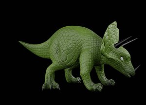 Lowpoly Triceratops