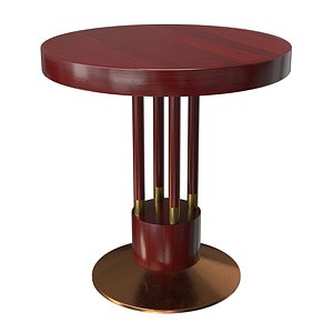 3D model Gebr&uuml;der Thonet Vienna Art Nouveau Coffee Table