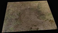 landscape grass field large area 150m part1 drone scan