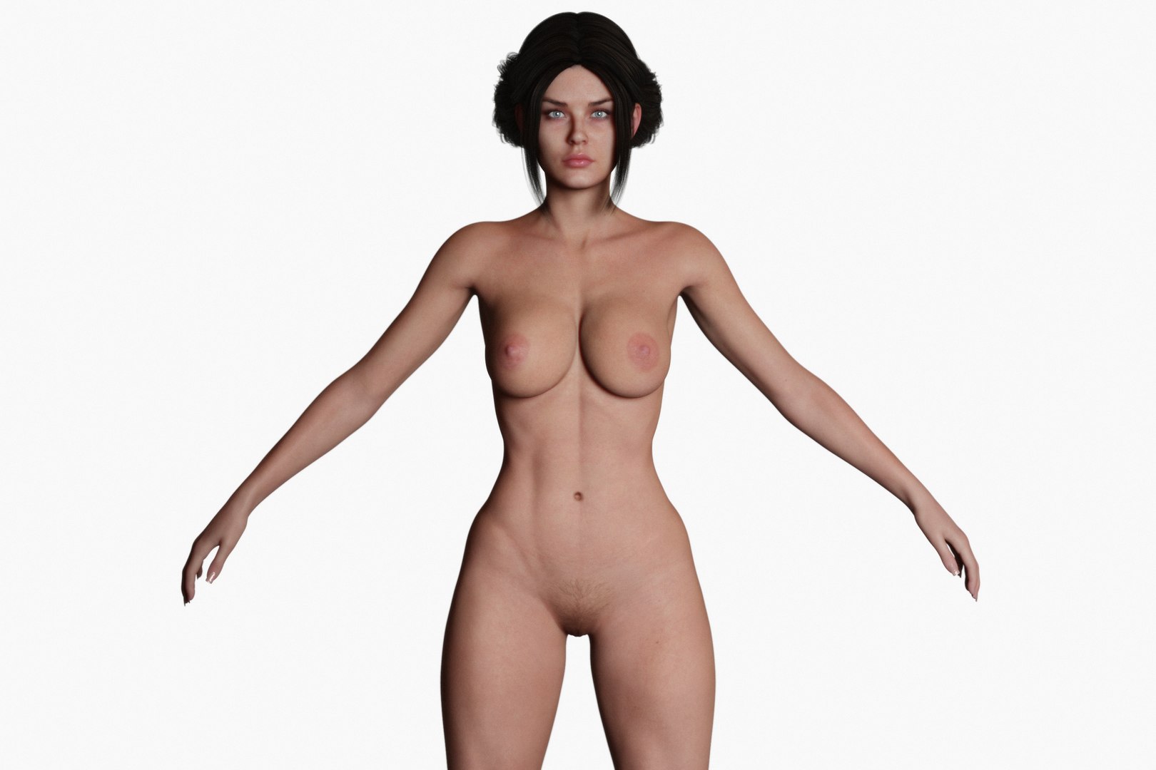 3D Naked Fitness Brunette Woman with Tied Hair model https://p.turbosquid.com/ts-thumb/sS/7PkMLl/4x/13/jpg/1668687667/1920x1080/fit_q87/7c729c326cd6f97936a0228b98e581da96176d63/13.jpg
