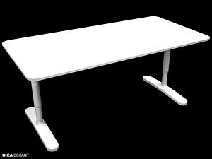 3D IKEA BEKANT table