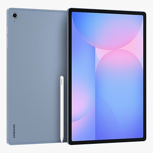 Samsung Galaxy Tab S10 FE Plus Blue 3D