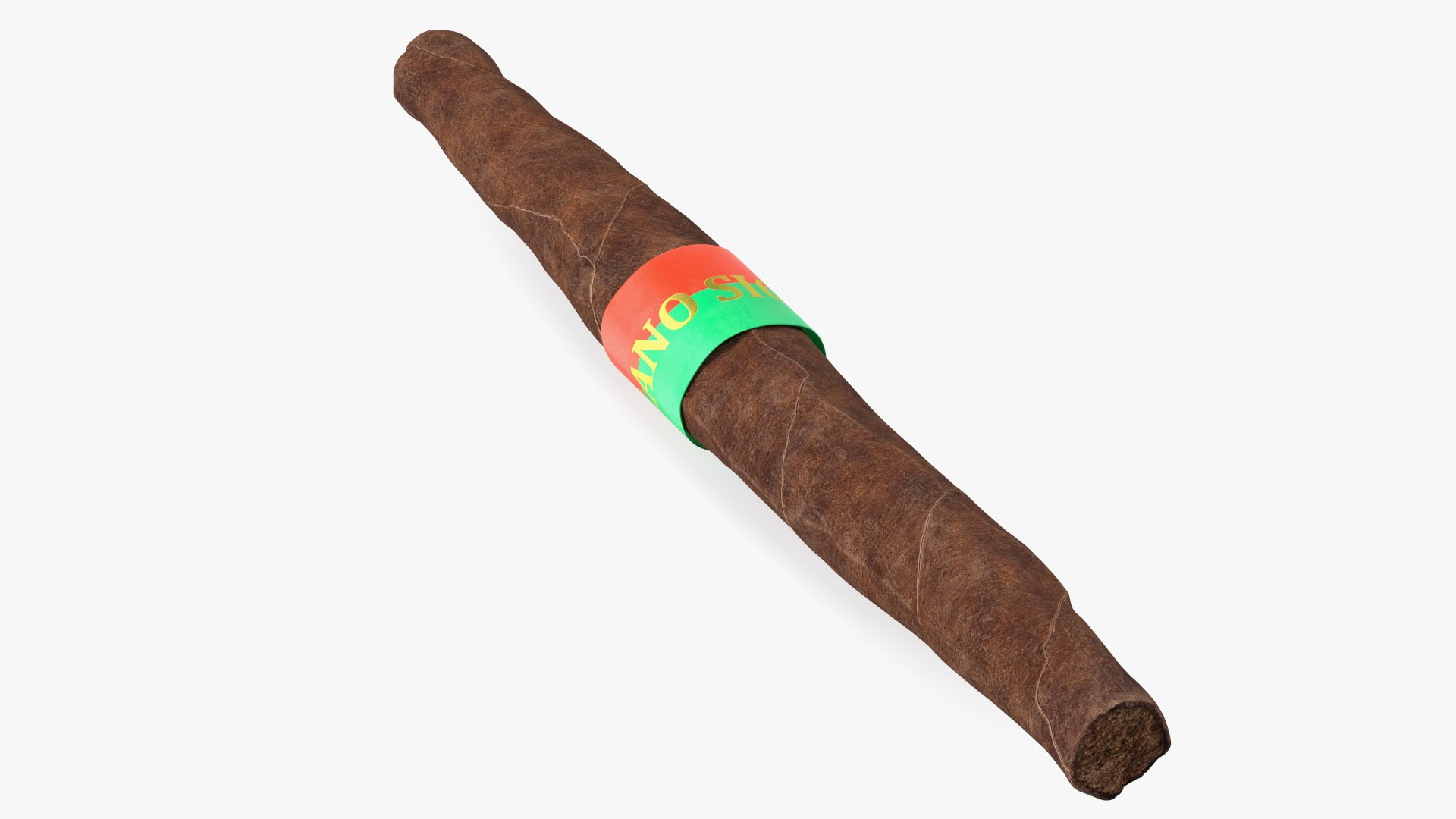 Italian Toscano Cigar 3D model preview