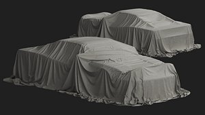 3D Retro Car Cover 09 model