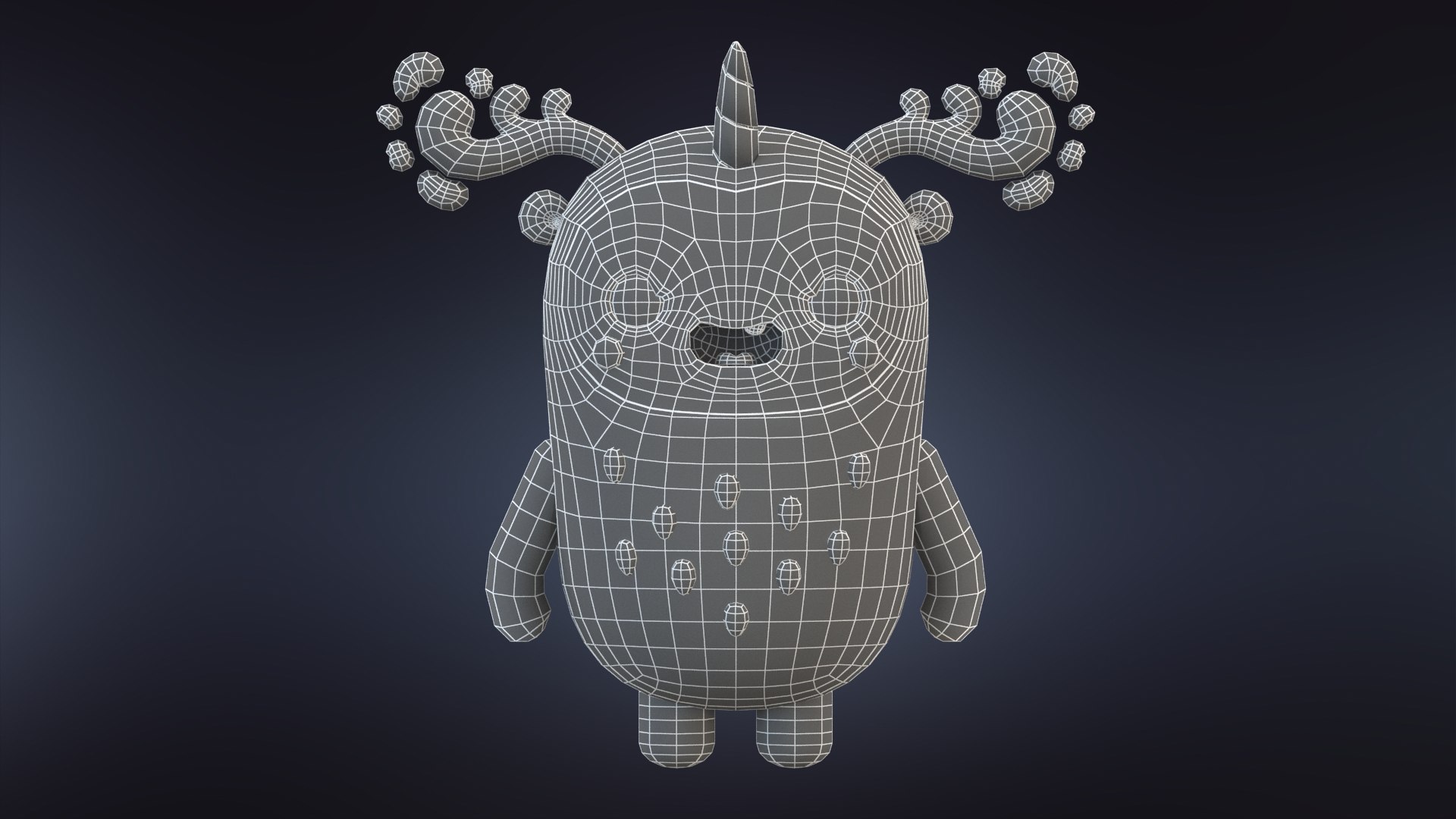 3D cute cartoon monster https://p.turbosquid.com/ts-thumb/sS/A6Lfjh/19GiRWFo/cartoon_monster_mesh_0011/jpg/1598360937/1920x1080/fit_q87/462227fa38f2d85150e9a8478080447f5aba629e/cartoon_monster_mesh_0011.jpg