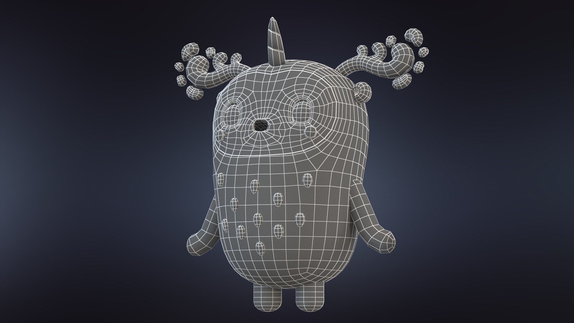 3D cute cartoon monster https://p.turbosquid.com/ts-thumb/sS/A6Lfjh/N0DMpqkn/cartoon_monster_mesh_0013/jpg/1598360937/1920x1080/fit_q87/f28489630fd73027f1393f1955d3154bce144fdf/cartoon_monster_mesh_0013.jpg