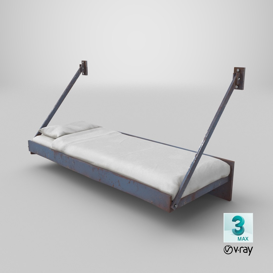 3D Prison Wall Bed Low-poly PBR https://p.turbosquid.com/ts-thumb/sS/AWwBmP/Tm/stemcell_max_vray_render/png/1781635532/1920x1080/fit_q87/1da0f3bf22884948c085a8920c52e32f26dbd14b/stemcell_max_vray_render.jpg