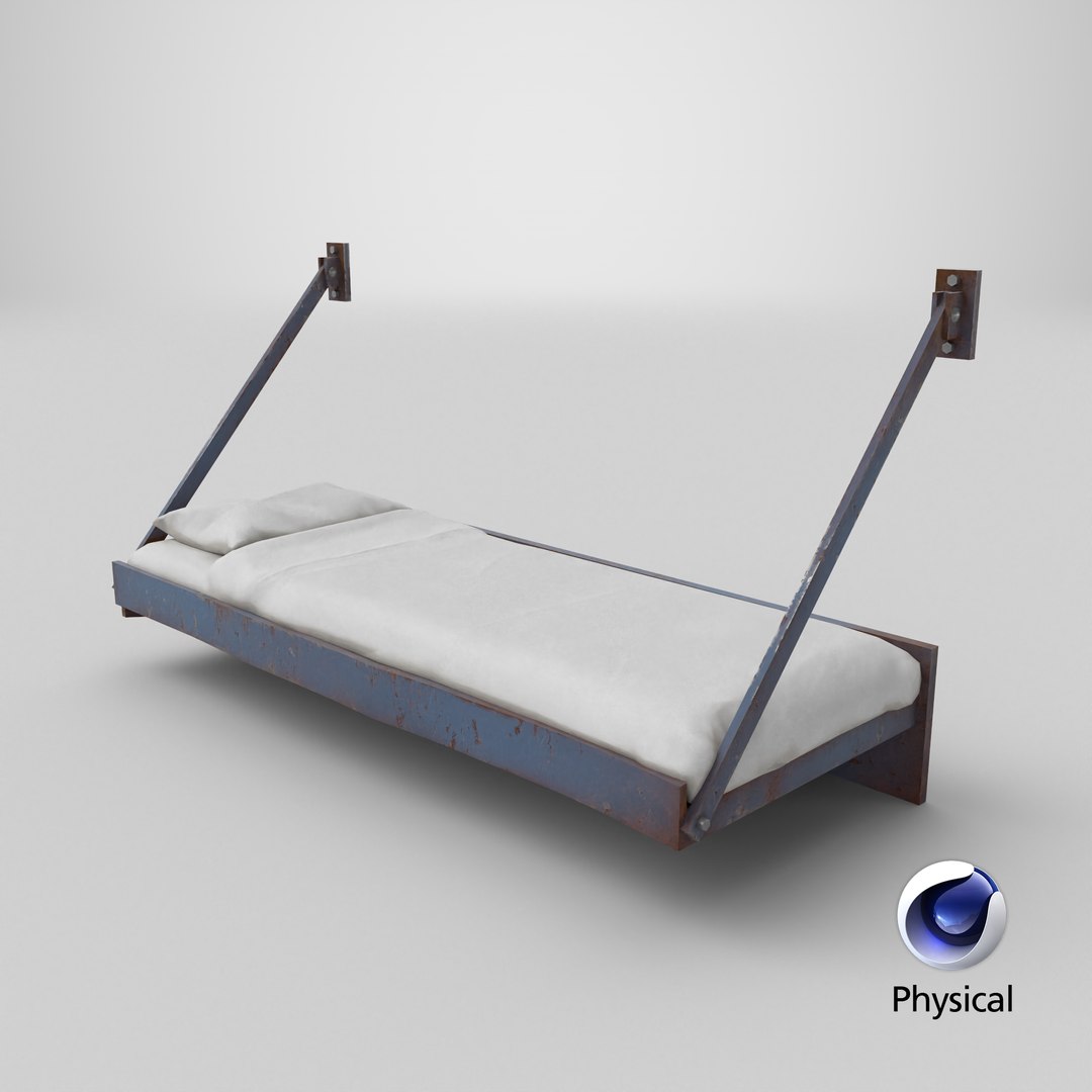 3D Prison Wall Bed Low-poly PBR https://p.turbosquid.com/ts-thumb/sS/AWwBmP/b1/stemcell_cinema_4d_physical_render/png/1781635530/1920x1080/fit_q87/0ae76a454d4031c18e79e42d0db74332ec88f706/stemcell_cinema_4d_physical_render.jpg