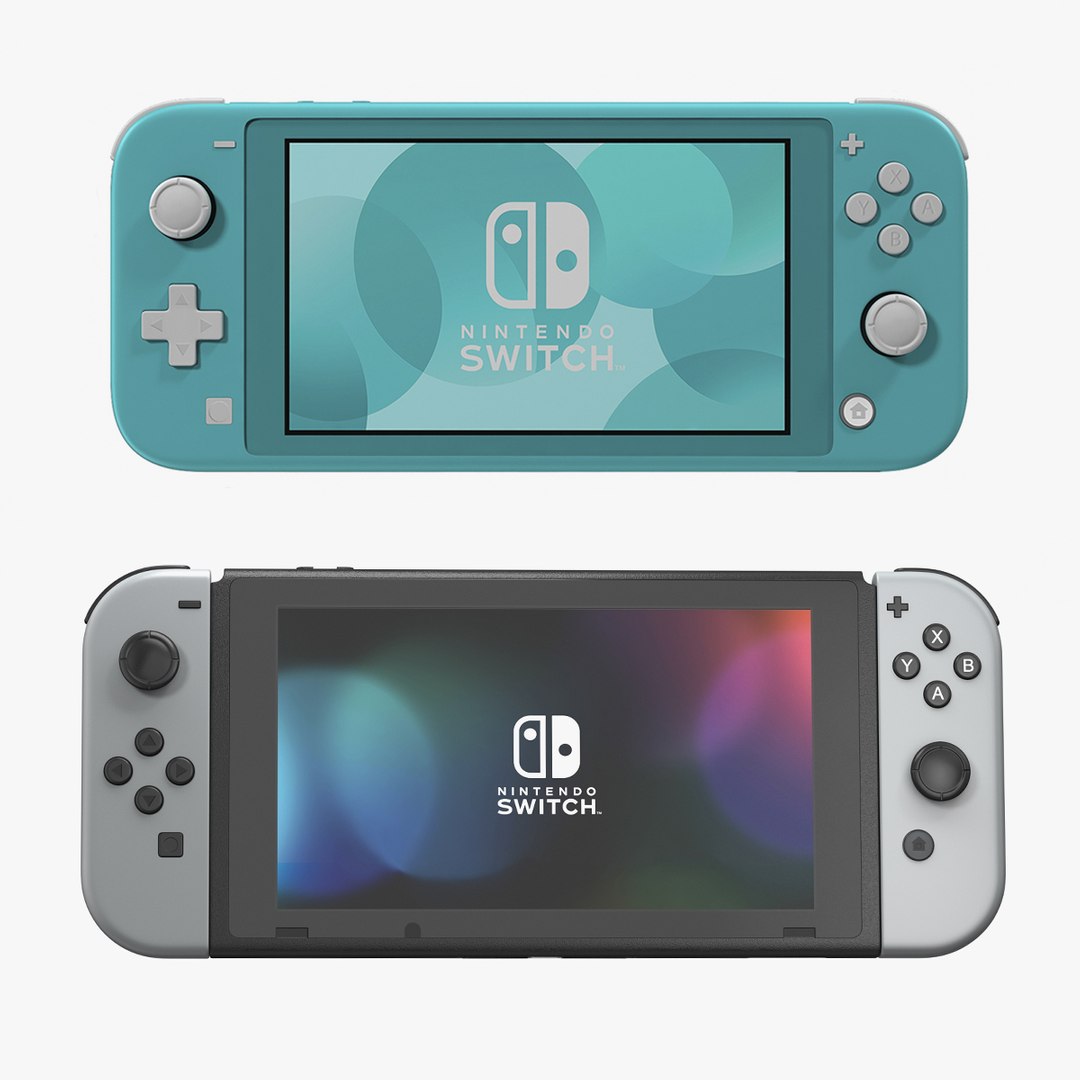 Nintendo Switches Collection 3D model preview