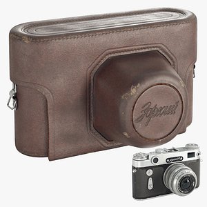 Zorki-6 camera in a case