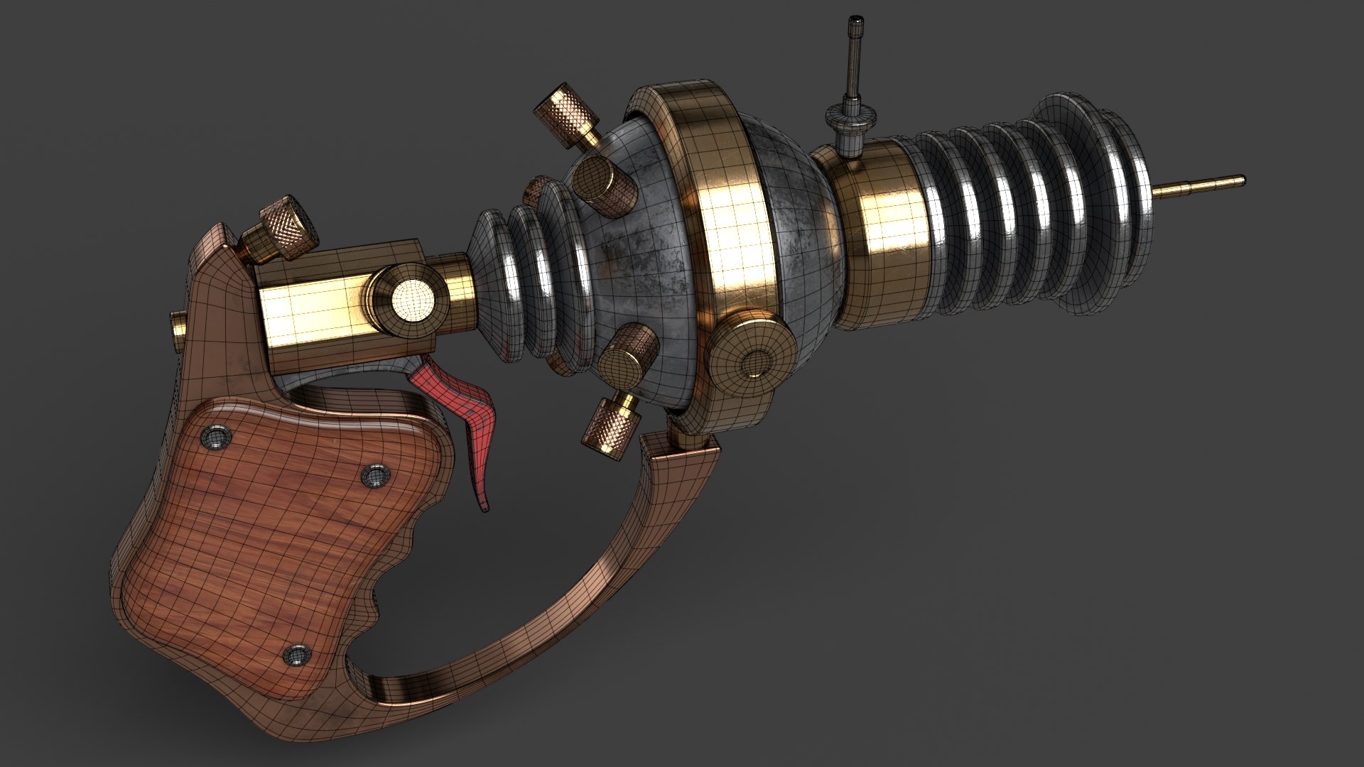 Fantasy Gun 09 3D Model - TurboSquid 1922241