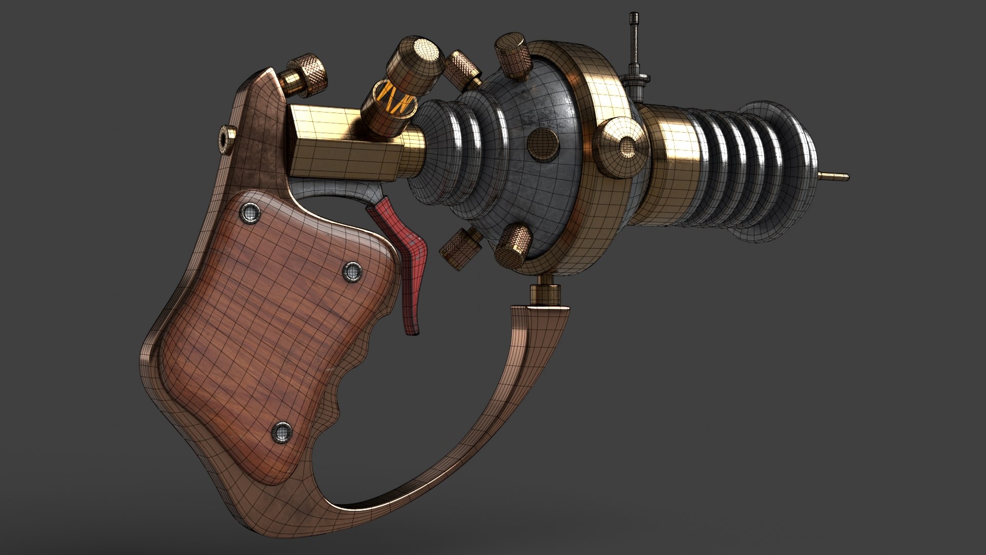 Fantasy Gun 09 3D Model - TurboSquid 1922241