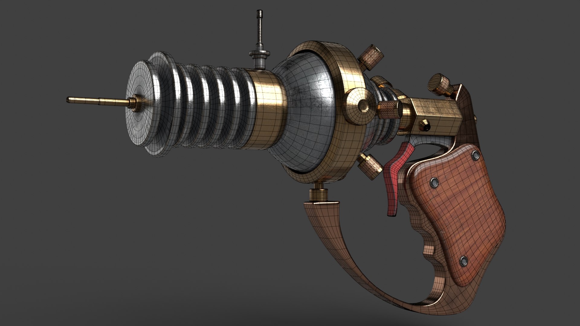 Fantasy Gun 09 3D Model - TurboSquid 1922241